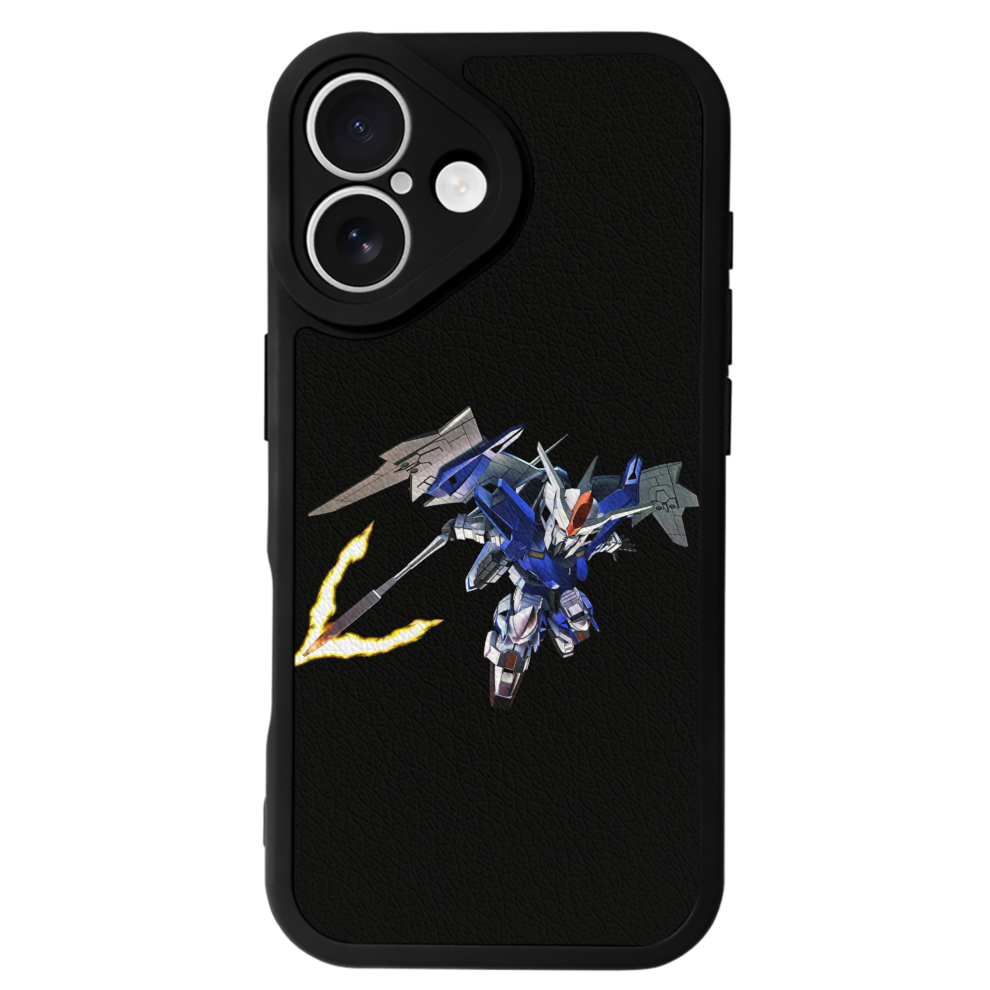（画像用） 機動戦士ガンダム Mobile Suit Gundam 【iPhone 16シリーズ対応】シリコンスマホケース（レザー調） 材質：シリコン